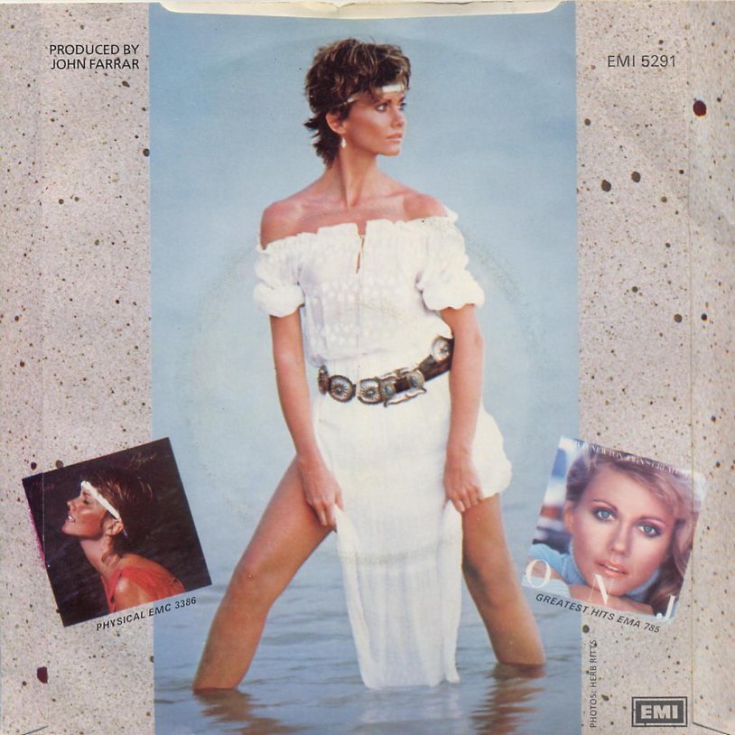 Olivia Newton-John in a swimsuit