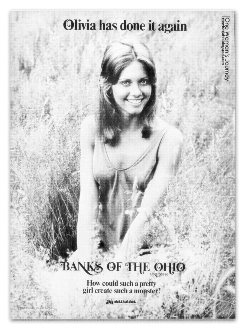 Olivia Newton-John in a swimsuit