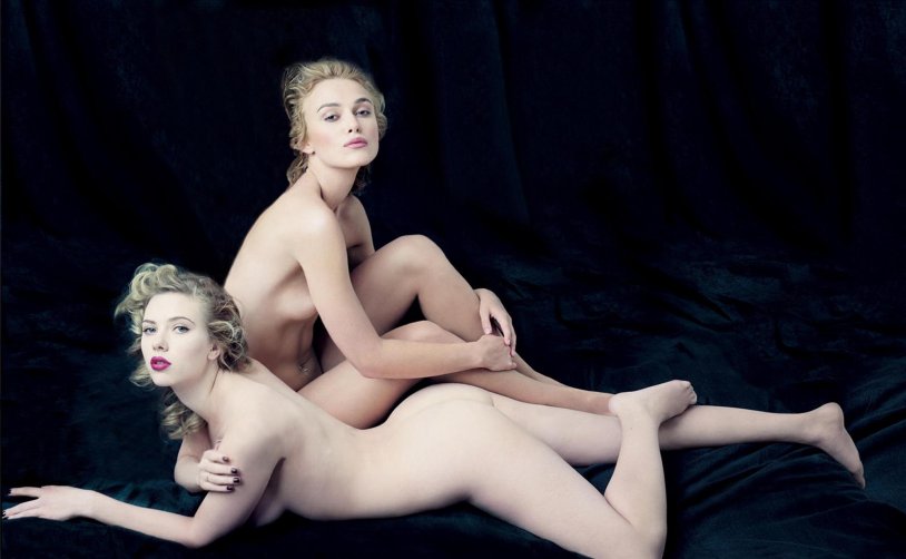 Scarlett Johansson and Kira Knightley