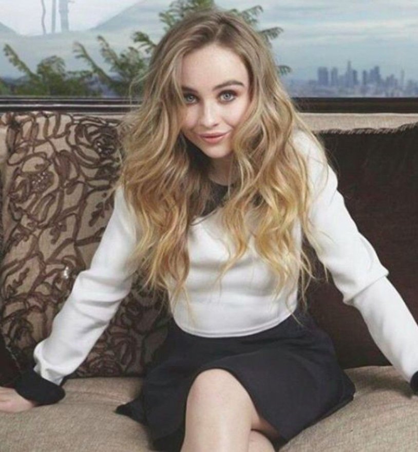 Sabrina Carpenter in underwear