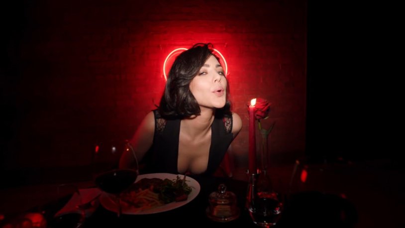 The girl from behind