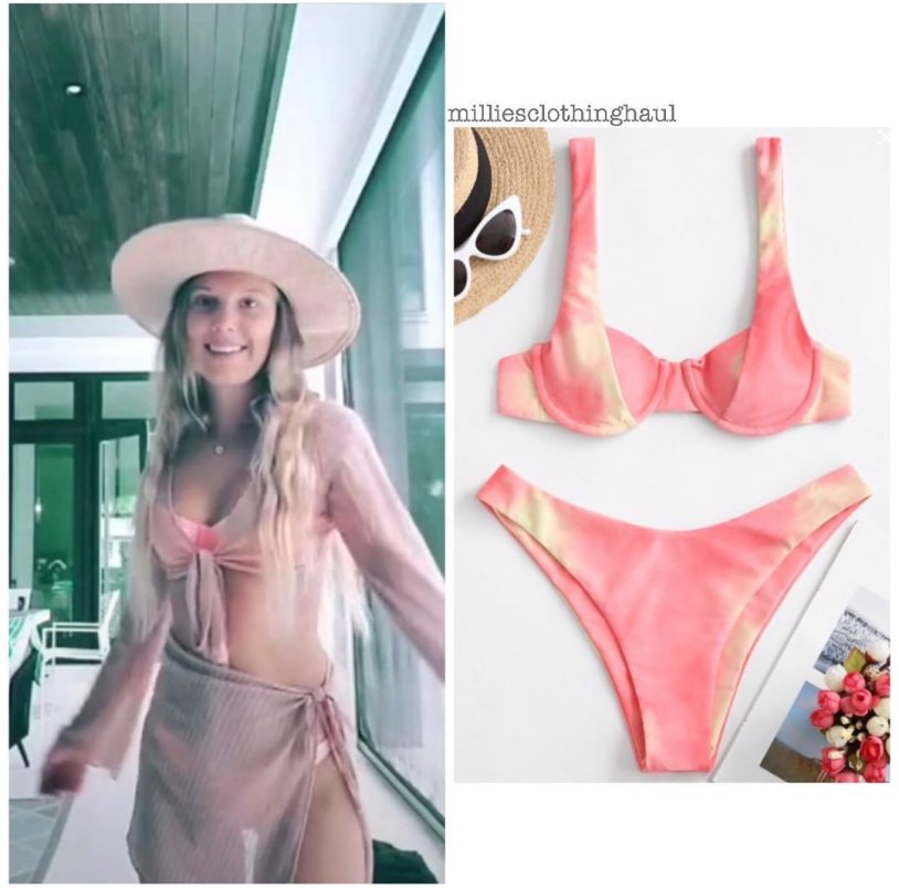 Milli Bobbi Brown in a swimsuit