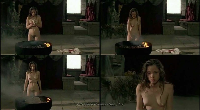 Julie Delpi in his youth naked