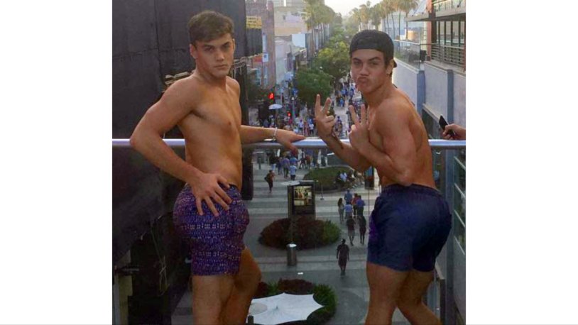 Two brothers Ethan and Join