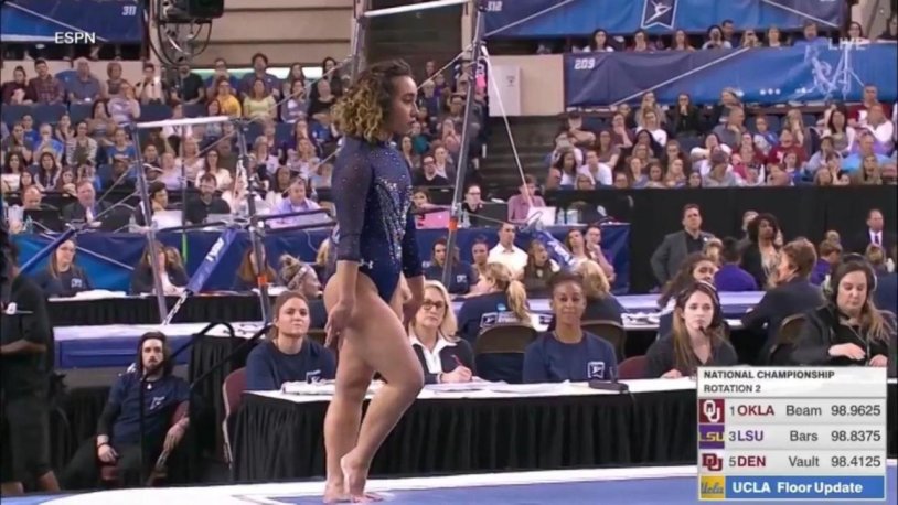 US Gymnast Caitlin Okhashi