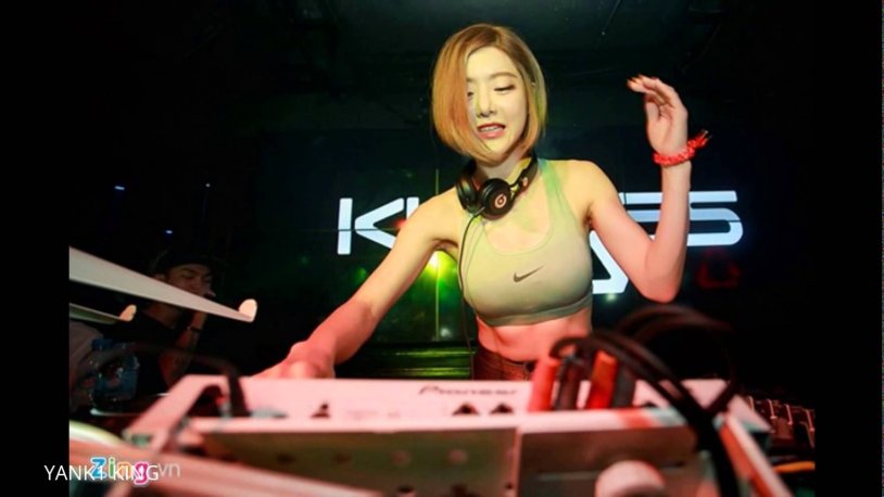 DJ Soda in a swimsuit