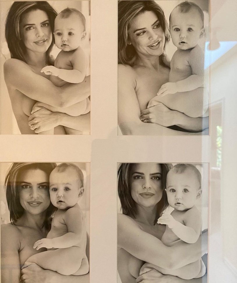 Photo shoot with baby