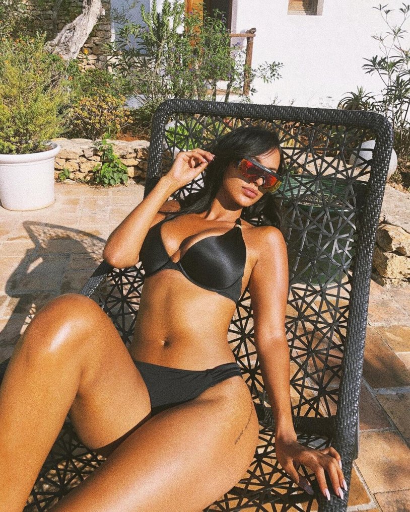 Maya Jama in a bikini