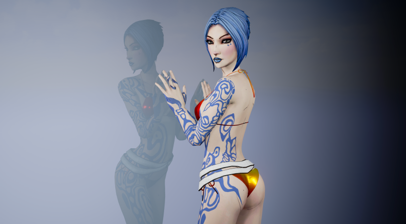 Borderlands 2 Maya tattoo