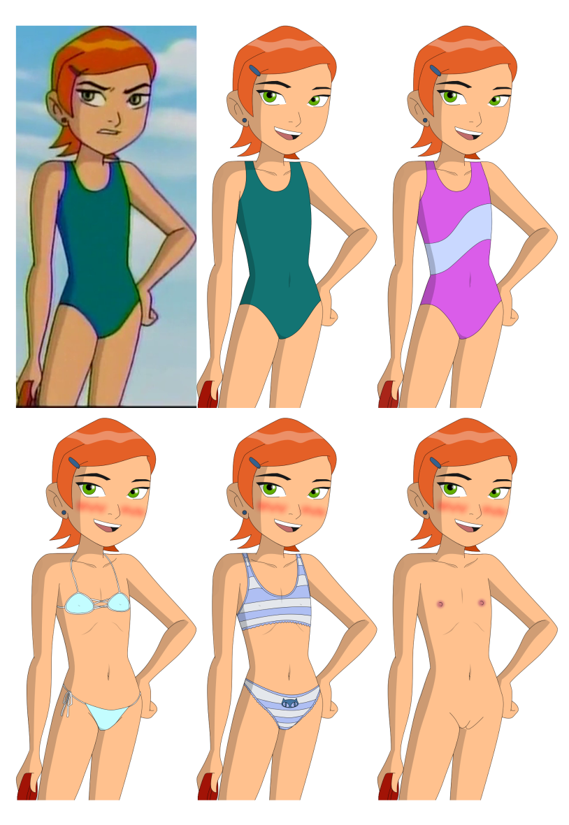 Bin 10 Gwen in bikini