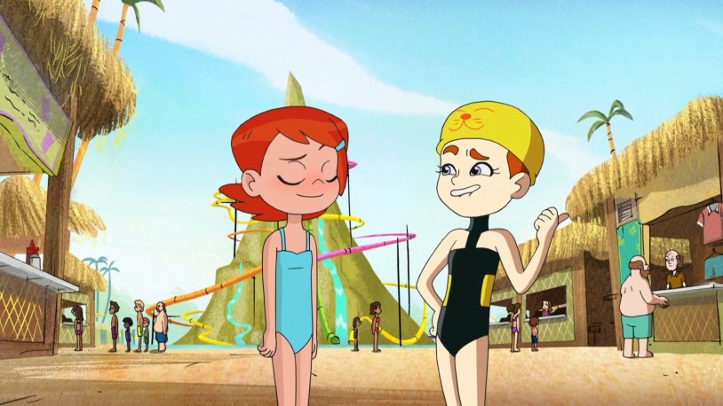 Bin 10 Gwen on the beach