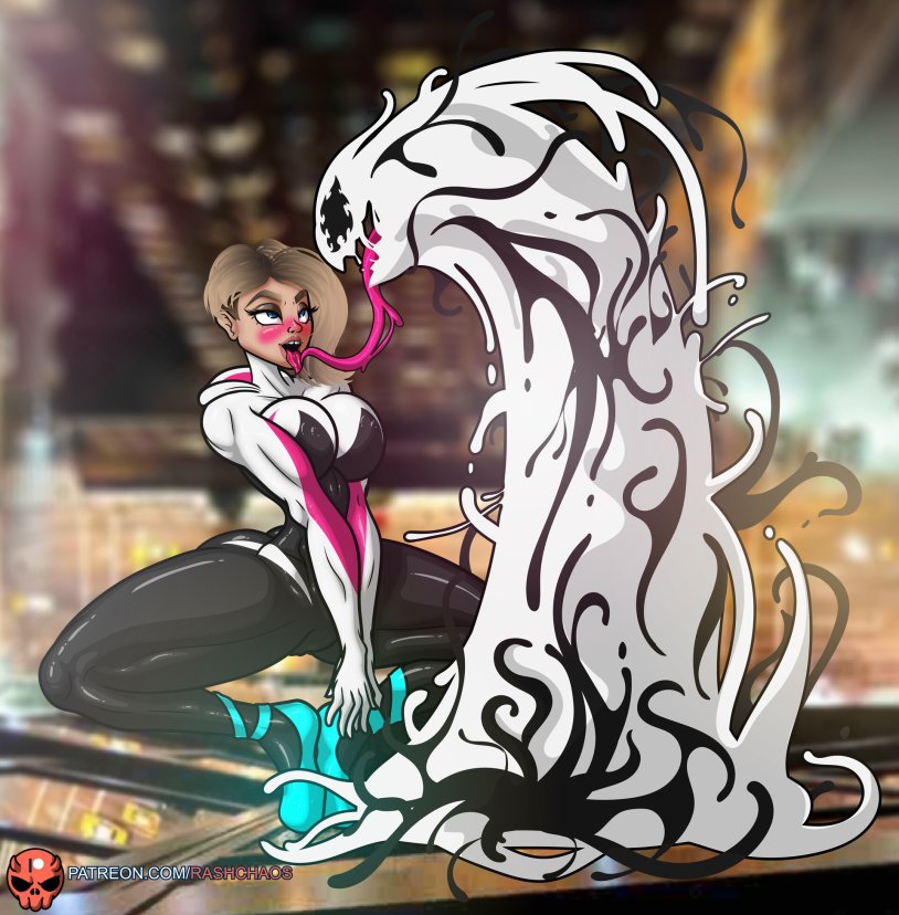 Gwen Staisi Venom with tentacles