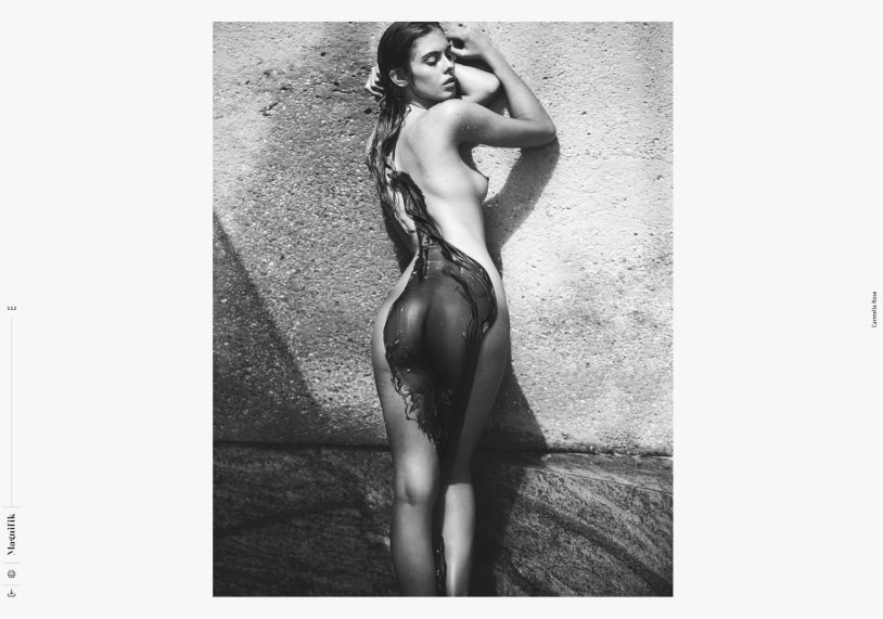 Carmella Rose in the crib naked