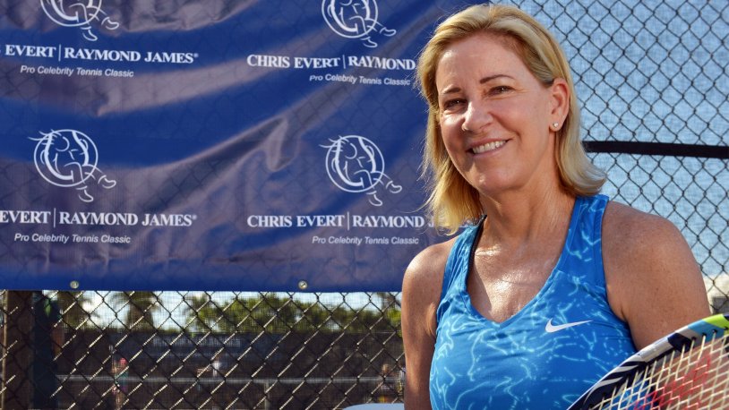 Chris Evert tennis player legs