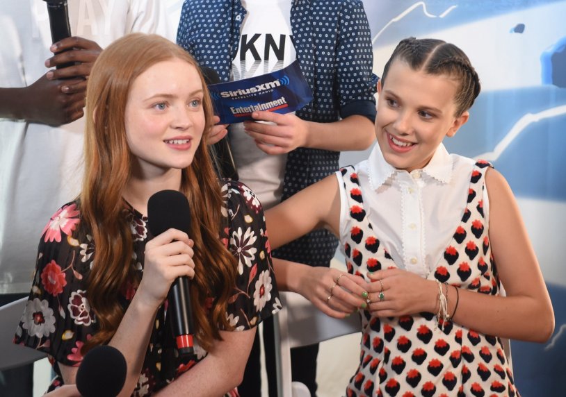 Седи синк и Милли Бобби Браун