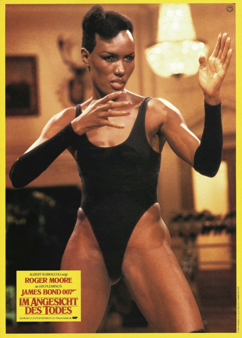 Grace Jones and Dolf Londgren Nude