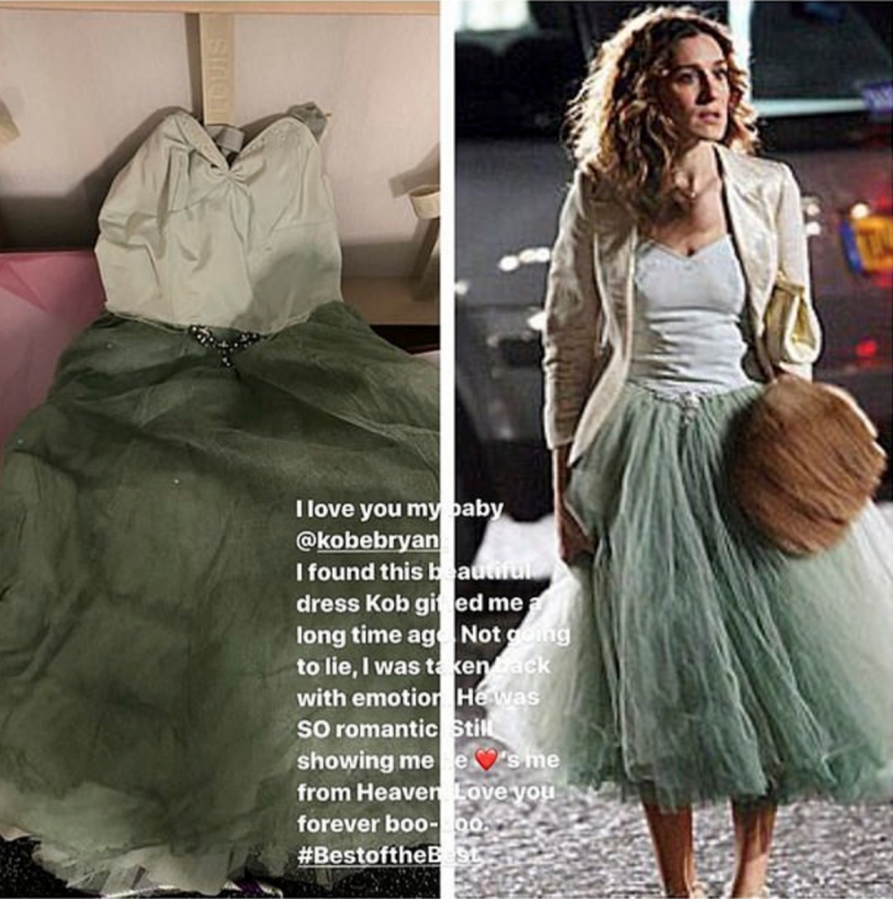 Carrie Bradshaw's dress in Paris