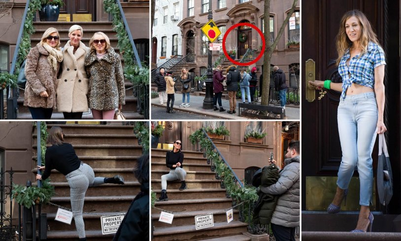 The street on which Carrie Bradshaw lived in New York