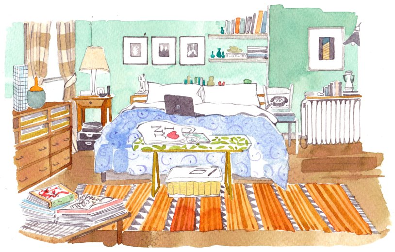 Carrie Bradshaw in men's panties