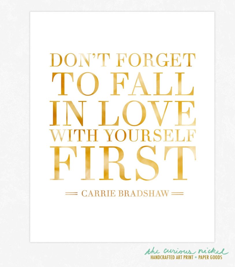 Carrie Bradshaw Ensemble Quote