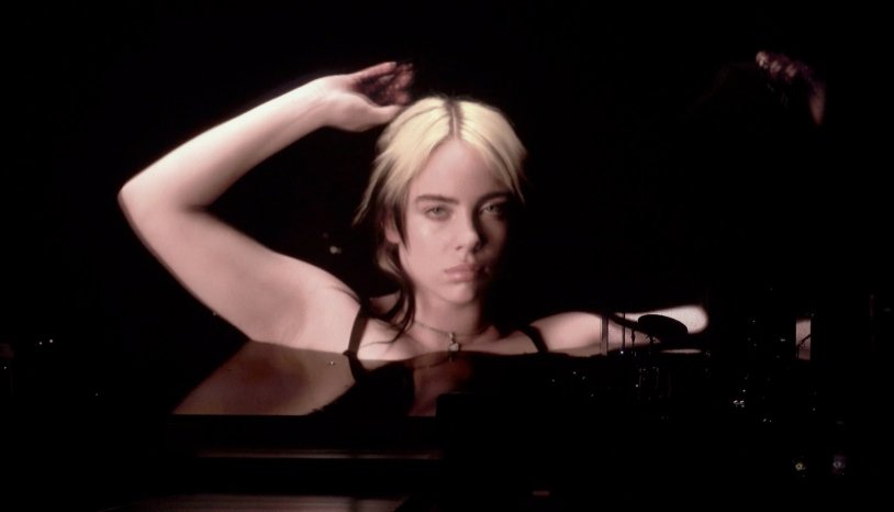 Billy Ailish in underwear