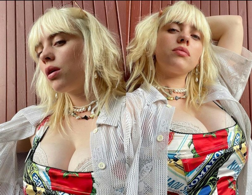 Billy Ailish spread her legs