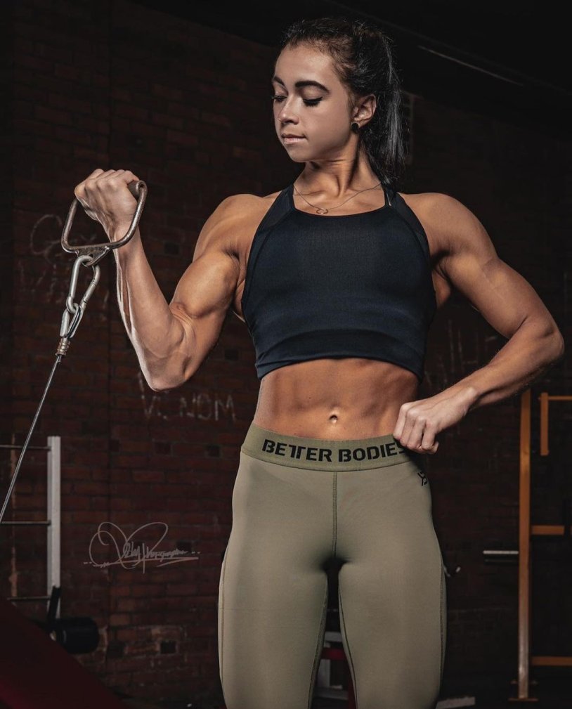 Bodybuilder girl