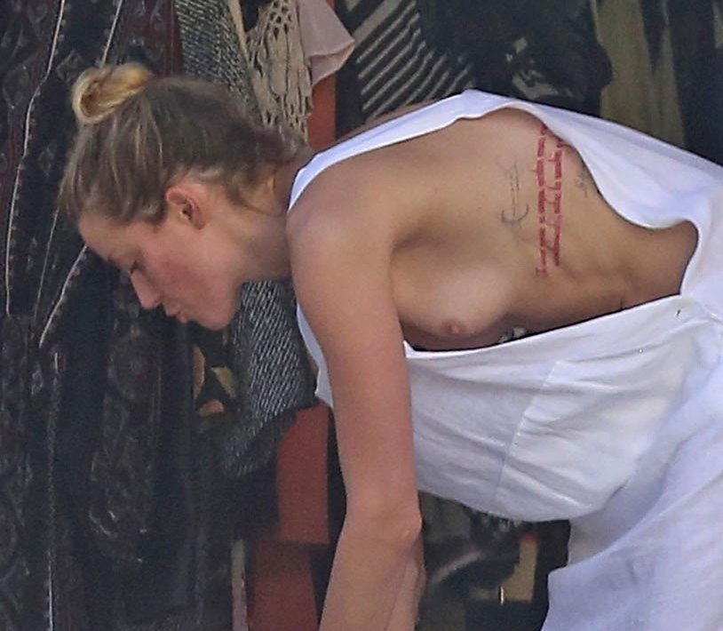 Forced to expose the chest