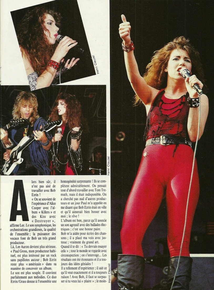 Lee Aaron in the skin