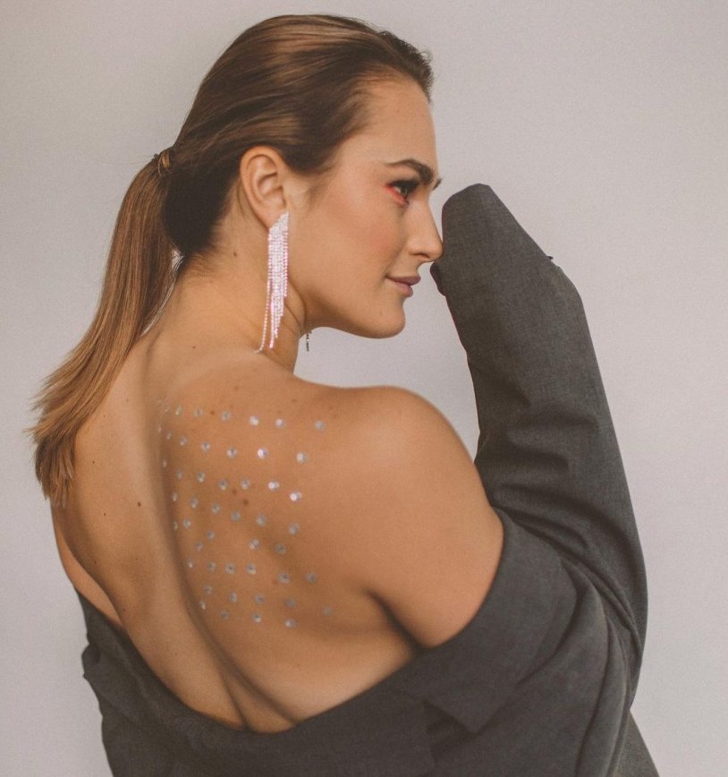 Arina Sobolenko in a swimsuit