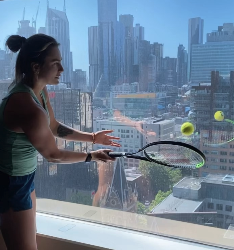 Female tennis in France Russia