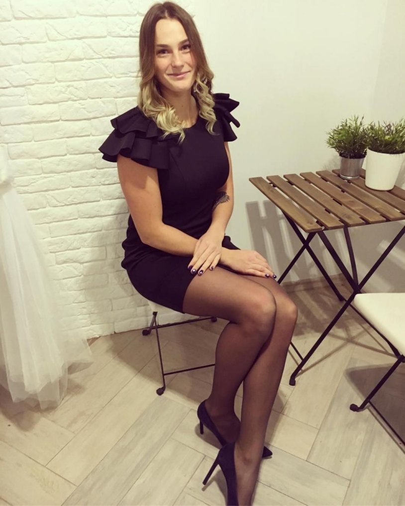 Arina Sobolenko in a swimsuit