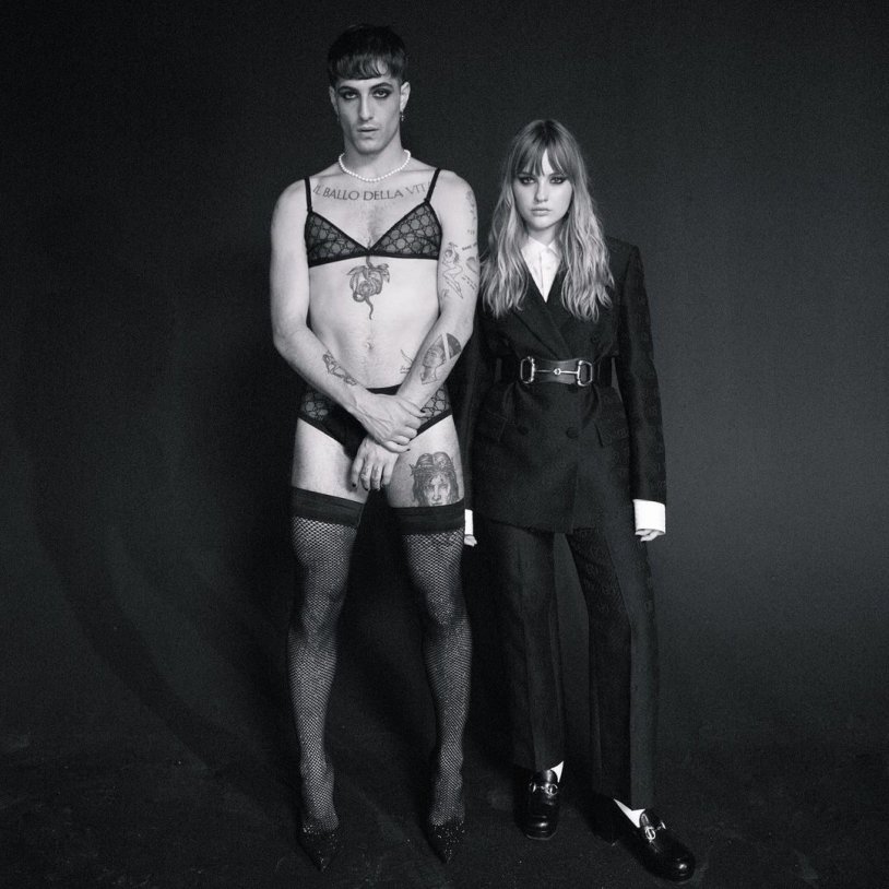 Victoria de Angelis and Damiano David