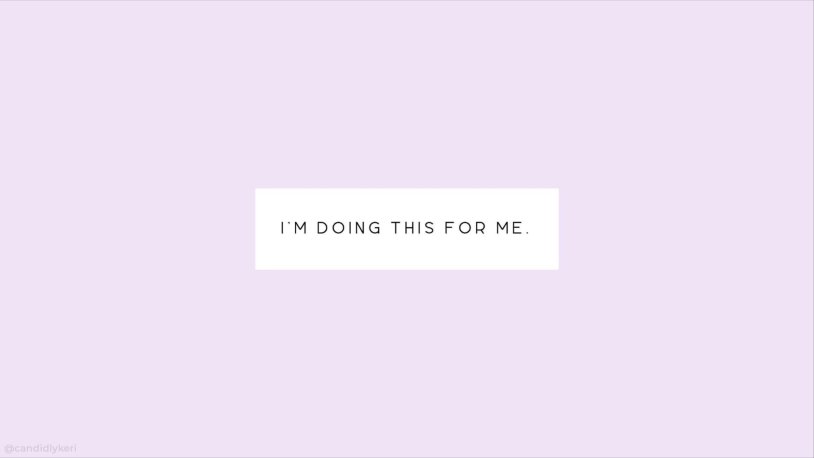 Quotes on a pink background