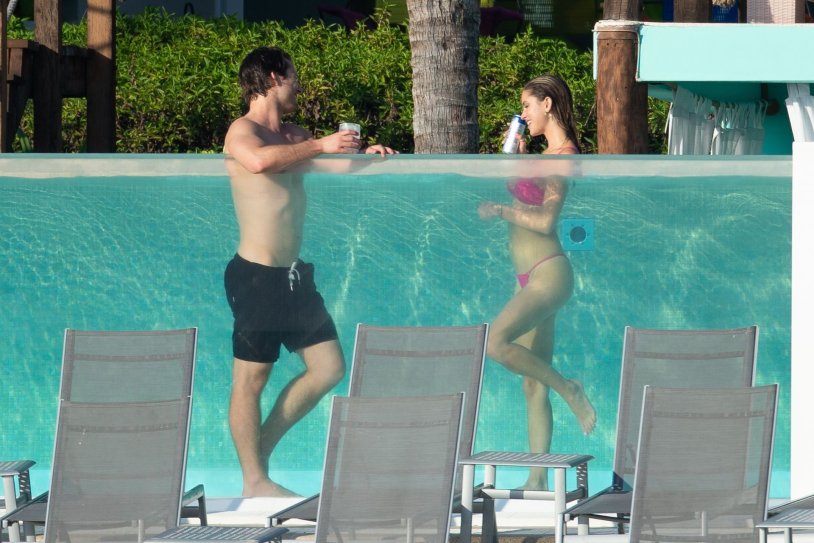 Glen Powell and Gigi Paris