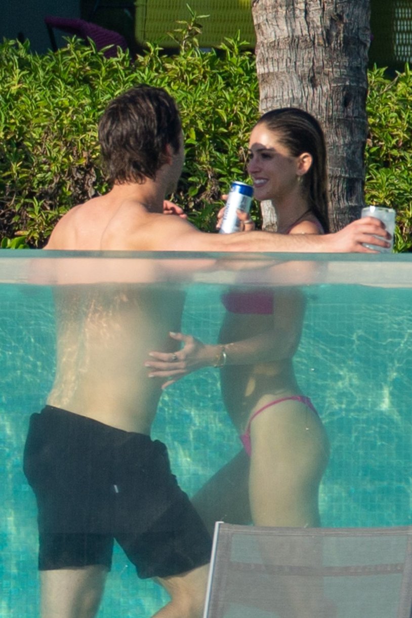 Glen Powell and Gigi Paris