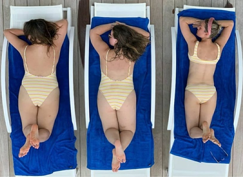 Bree Daniel in a dress