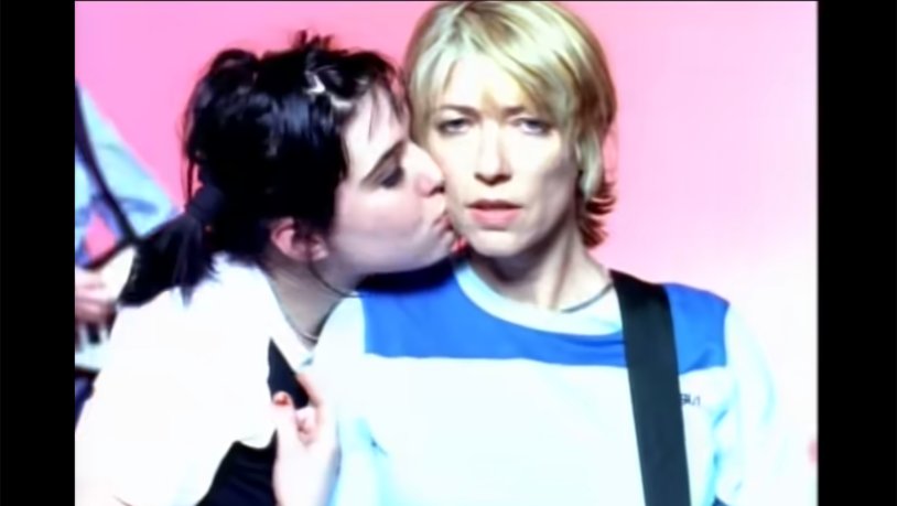 Kathleen Hannah with Kurt Cobain