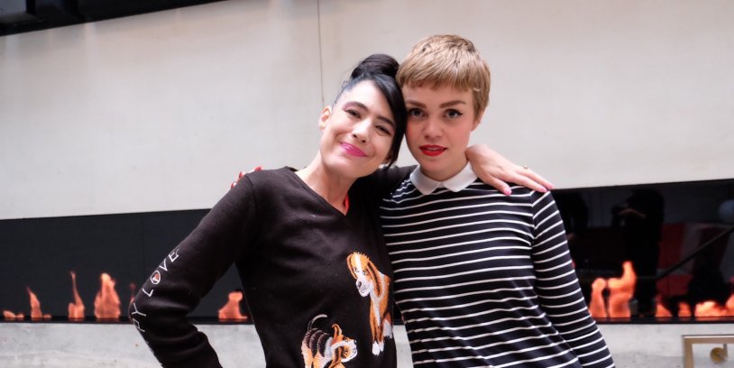 Kathleen Hanna in his youth