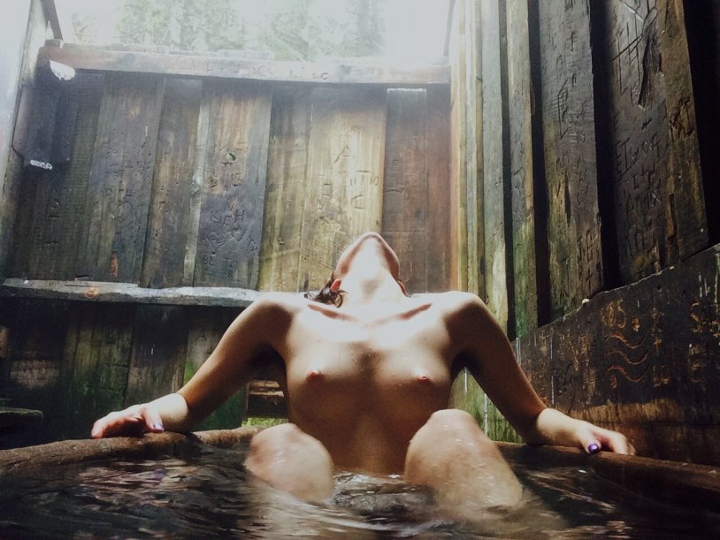 Artistic nude on the bed