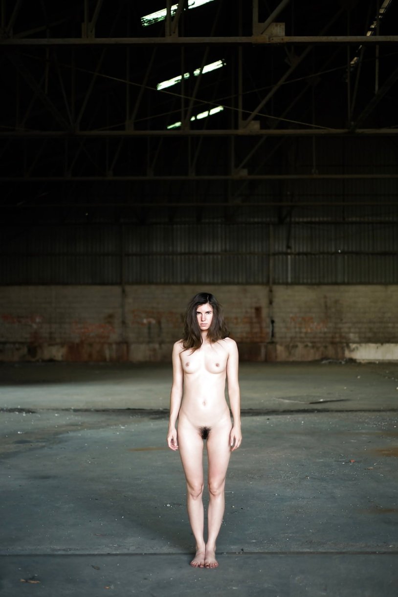 Naked brunettes in different poses