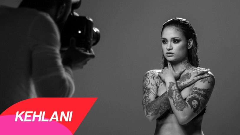 Singer with tattoos on her face