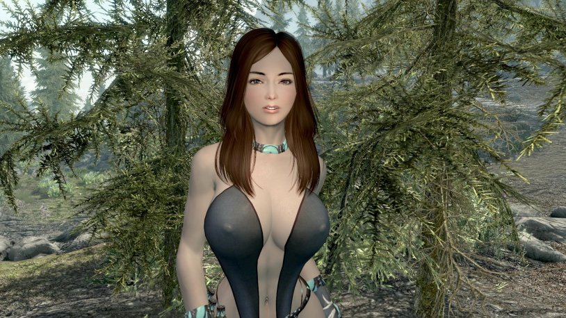 Blonde with two members in their hands