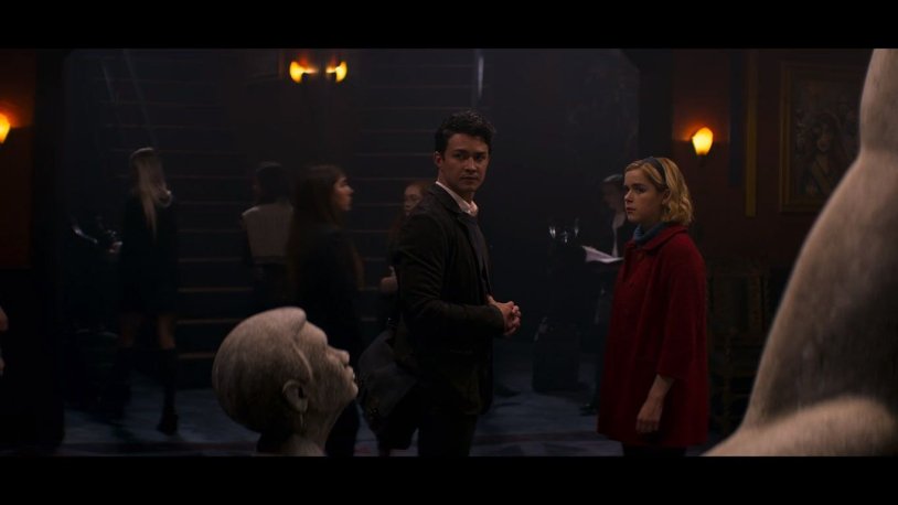 Sabrina Spellman and Nicholas Skretch