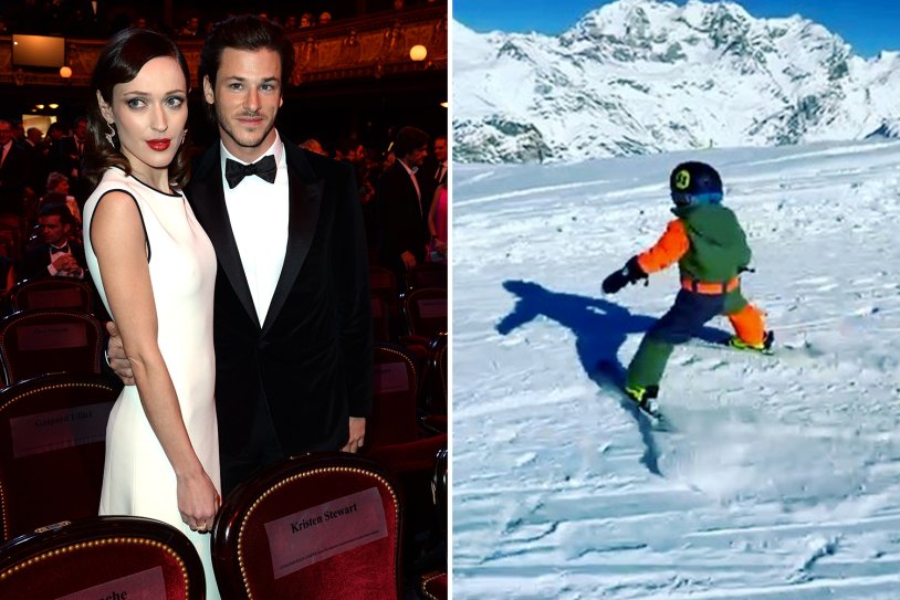 Gaspar Ulel and his wife and son