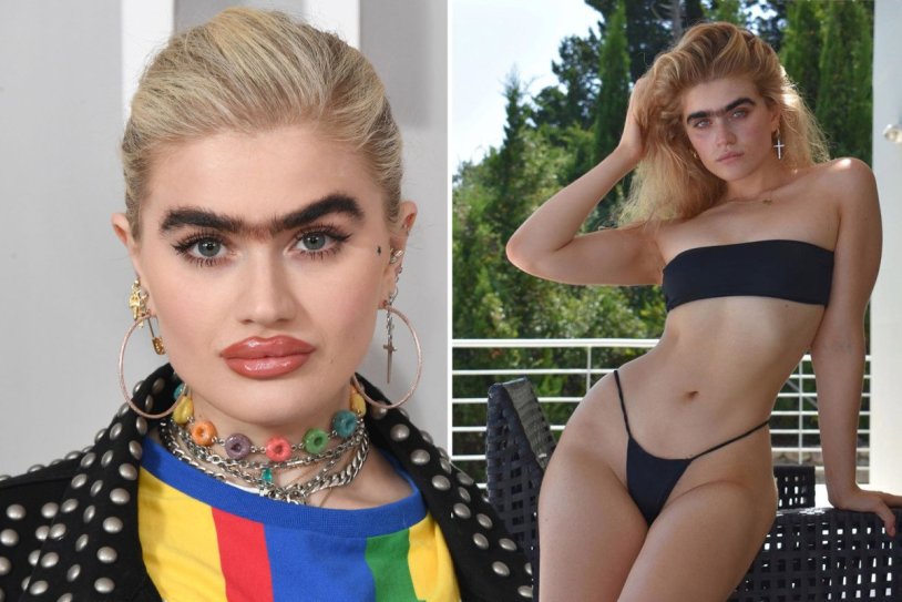 Sofia Hadjipanters with normal eyebrows