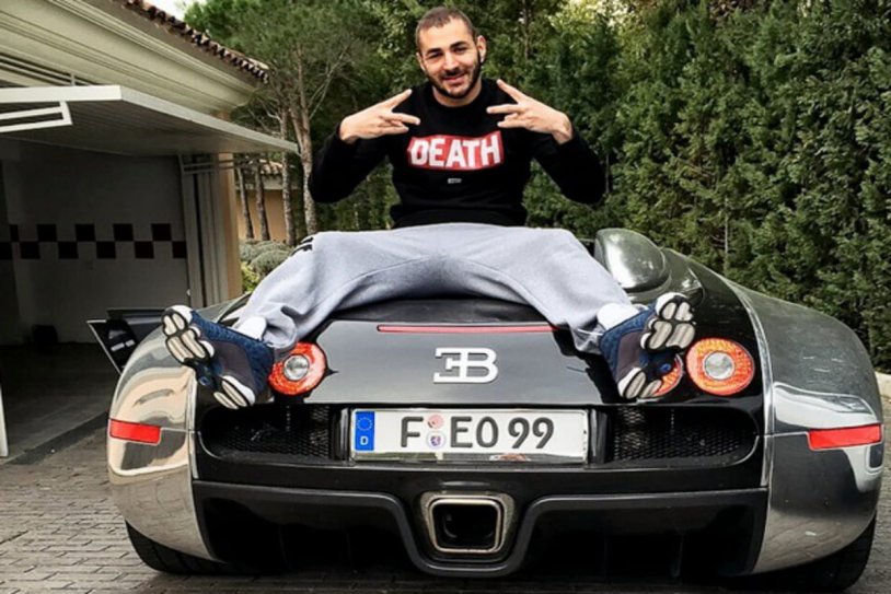 Karim Benzema Bugatti