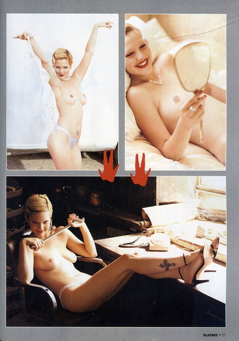 Drew Barrymore playboy 1995