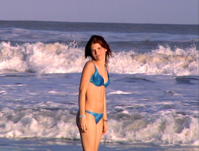 Camila Bordonaba in a swimsuit