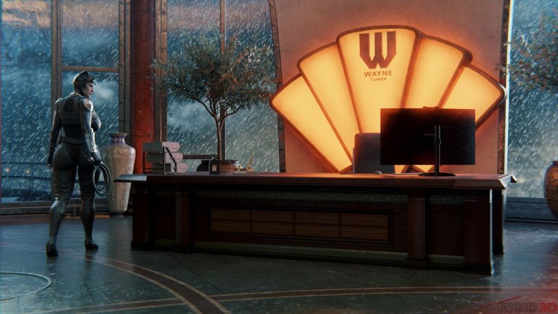 Catwoman Gets Caught Sneaking Around by W